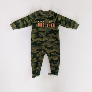 Carter's Awesome Brother Fleece Footie Pajamas